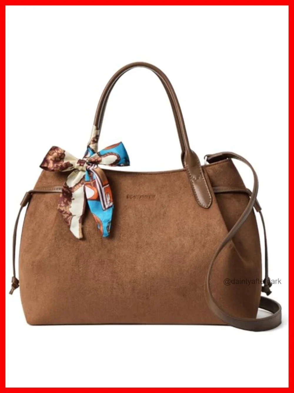 Vegan Leather Satchel Bag Women Medium Tote Shoulder Crossbody Purse